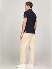 Áo Polo Tommy Hilfiger Slim Fit Flag Cuff Navy 78JA239 410