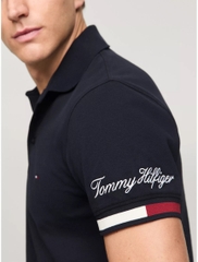 Áo Polo Tommy Hilfiger Slim Fit Flag Cuff Navy 78JA239 410