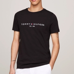 Áo Tommy Hilfiger Embroidered Tommy Logo Black 78J6318 001