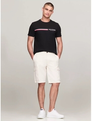 Áo Tommy Hilfiger New York Stripe Graphic Black 78JA965 001