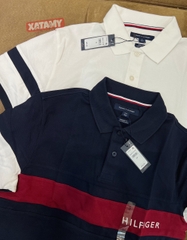 Áo Polo Tommy Hilfiger Regular Fit Colorblock Logo Navy 78J9767 410