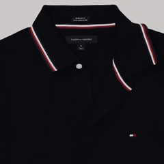 Áo Polo Tommy Hilfiger ADP Regular Fit Solid Performance Black 78J9190 001