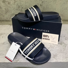 Dép Tommy Hilfiger Jacquard Pool Slide Space Blue FW07845 400
