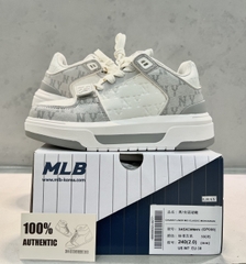MLB Chunky Liner Mid Classic Monogram NY GRAY 3ASXCMM4N 50GRS