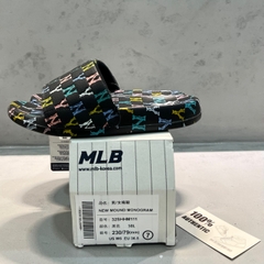 Dép MLB New Mound Monogram NY Black 32SHHM111 50L
