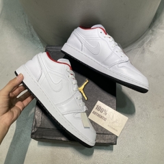 Jordan 1 LOW White Gym Red 553560 164