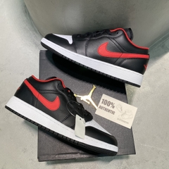 Jordan 1 LOW Black Fire Red 553558 063