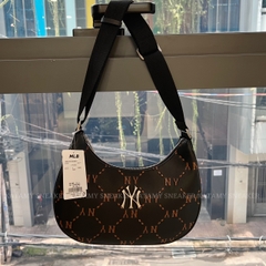 Túi MLB Hobo Monogram PU NY Black 3ABQL012N-50BKS