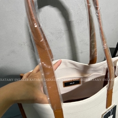 Túi Tote MLB Basic Canvas Vertical Boston Red Sox 3AORM033N-43CRD