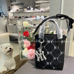 Túi Đeo Chéo MLB Diamond Monogram Jacquard Mini Cross Bag NY Black 3ACRS054N 50BKS