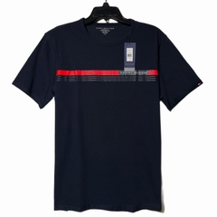 Áo Tommy Hilfiger Sensory Chest Stripe Xanh Đen 78J9113 410
