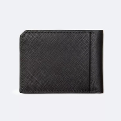 Ví Calvin Klein Saffiano Leather Slim Bifold Wallet Black 4720 0500 010