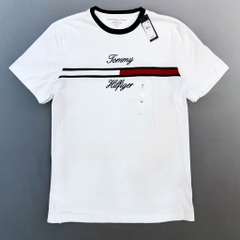 Áo Tommy Hilfiger Flag Logo Autograph Tino White 78JA945 110