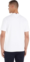 Áo Tommy Hilfiger Stripe Graphic Established 1985 White MW35464 100