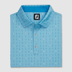 Áo nam cộc tay FJ The 19th Hole Lisle Self Collar - 82373
