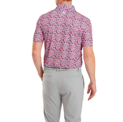 Áo nam cộc tay FJ Primrose Print Lisle Spread Collar - 82336