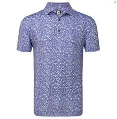 Áo nam cộc tay FJ Primrose Print Lisle Spread Collar - 82337