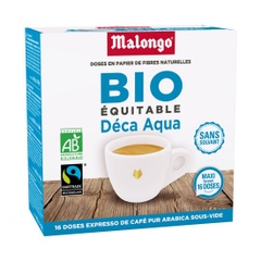 Cà phê viên nén Malongo Aqua Deca - Hộp 16 viên