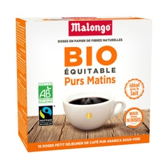 Cà phê viên nén Malongo Pure Mornings - Hộp 16 viên