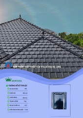 Ngói phẳng Viglacera Kentoza – S03 tráng men