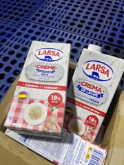 Kem sữa nấu ăn Larsa 18% hộp 1 Lít