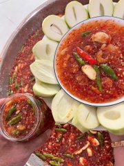 Muối ớt Tôm Khô Campuchia hủ 500g