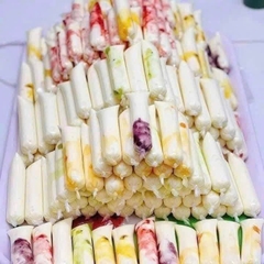 Set Sữa Chua Dẻo Sốt Trái Cây Tươi Mix 10 Vị