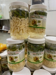 Tỏi lý sơn ngâm ớt xiêm xanh hủ 500g