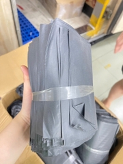 1Kg Túi Đóng Hàng Niêm Phong Màu Xám Bạc size 17x30