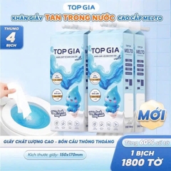 Thùng 4 bịch Giấy rút đáy Melto TopGia1800 tờ