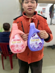 Combo 2 Can Nước Giặt TOPGIA Can 2L - 1 TÍM 1 HỒNG