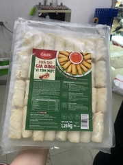 Chả Giò Tôm Mực Cầu Tre - 1,28 Kg 64 cuốn