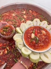 Muối ớt Tôm Khô Campuchia hủ 500g