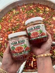 Muối ớt Tôm Khô Campuchia hủ 500g