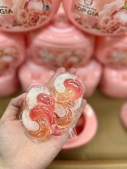 Hương hoa hồng. Viên giặt xả TopGia hộp 40 viên 400g
