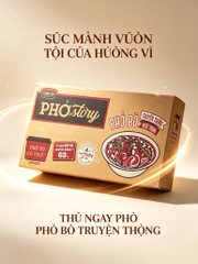 Phở TÔ Story (có thịt thật) hương vị Phở bò, Chinsu thùng 12 tô x 131g