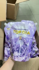 Combo 6 túi Nước Giặt Xả TopGia Hương Đắm Say túi 1 Lít
