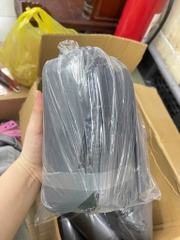 1Kg Túi Đóng Hàng Niêm Phong Màu Xám Bạc size 17x30