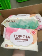 Combo 6 Bịch - Khăn Ướt Top Gia Cao cấp Ban Mai 80 Tờ