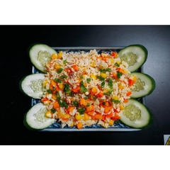 Rau Củ Hỗn Hợp Cắt Sẵn túi mau xanh - Túi 1Kg