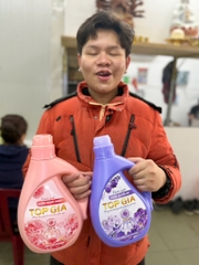 Combo 2 Can Nước Giặt TOPGIA Can 2L