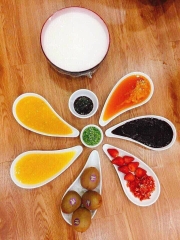 Set Sữa Chua Dẻo Sốt Trái Cây Tươi Mix 10 Vị