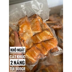 Khô Cá Ngát Cắt Khúc 2 Nắng - Túi 500Gr