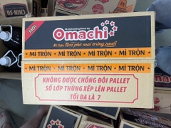 Mì trộn Tô Omachi Tôm phô mai trứng muối thùng 12 tô /105g