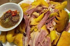 Gà ủ muối thái nguyên 68 nguyên con có đầu có chân