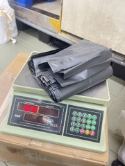 1Kg Túi Đóng Hàng Niêm Phong Màu Xám Bạc size 18x28