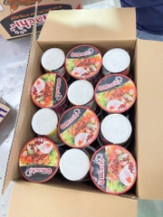 Mì Ly  sốt bò hầm Omachi thùng 24 ly x 69g