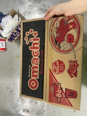 Mì Ly  sốt bò hầm Omachi thùng 24 ly x 69g