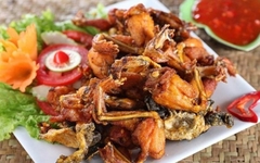 Ếch Làm Sach Da Nguyên Con Hàng Tươi Mới khay 500gr