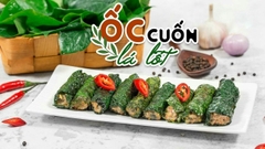Chả Ốc Cuốn Lá Lốt - Khay  10 Cuốn